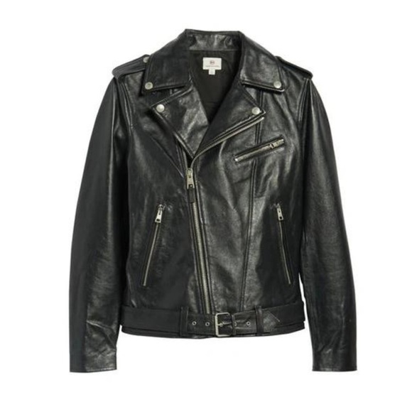 🔴NEW! AG REESE MOTO LEATHER JACKET SZ SMALL - Picture 6 of 16